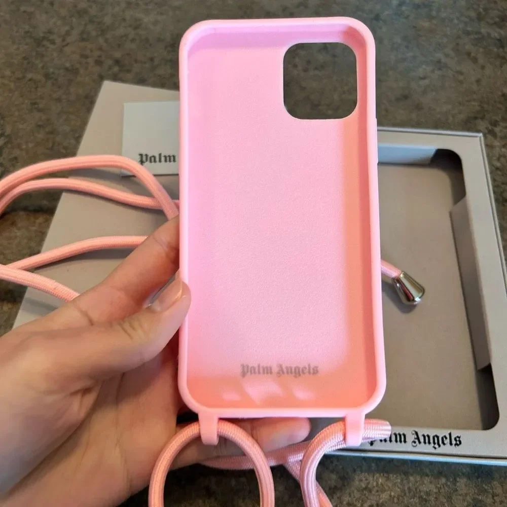 NWT IPhone 12Pro Palm Angels Teddy Bear with Tie Pink - Picture 4 of 10